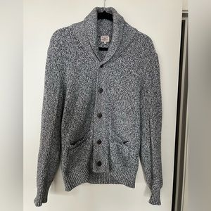 Faherty Cardigan - Light Grey